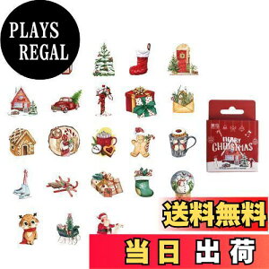 【送料無料】Alideco 92枚 ブランド フレークステッカー シール コラージュ 素材 ペーパー 素材紙 レトロメリークリスマス 韓国 シール帳 ,メモ用紙ノート素材、日記装飾用品 (kaixinshengdan)