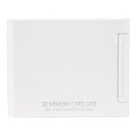 Kenko SDカードケースAS SD8 WH SD/microSD各8枚収納可能 ホワイト 704431