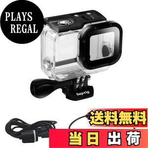 �y���������zSuptig �����p�h���P�[�X �ی�n�E�W���O GoPro Hero 7 Black Hero 5 Gopro Hero 6�Ή� �����[�d �ő�164�t�B�[�g (50m) �h��