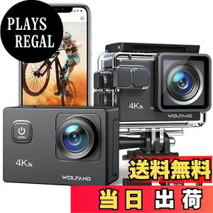 yzWOLFANG GA100 ANVJ y64GB[J[htz 4K 2000f h40M X|[cJ EFAuJ EISU␳ WiFi@\ 170°LpwbgJiO}