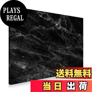 【送料無料】Navaris ホワイトボード マグネットボード 60 x 40 cm - 壁掛け おしゃれ MDF メモボード オフィス 会議室 在宅用 - ブラックマーブル