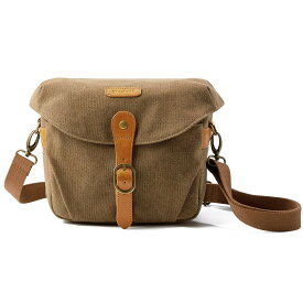 BAGSMART カメラバッグ ショルダーバッグ 一眼レフカメラ適用 軽量 おしゃれ 女子 KHAKI