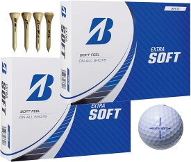 BRIDGESTONE ブリヂストン ゴルフボール EXTRA SOFT エクストラ ソフト 2023年 モデル おまけ付き (2ダース_ホワイト)