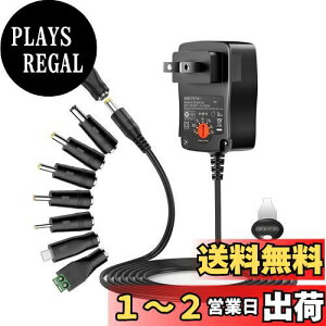 yzPOWSEED 12W }`d ACA_v^[ 3V 4.5V 5V 6V 7.5V 9V 12V joT ƒp1000mAd LEDXgbv [^[ Xs[J[ ^ubgpA_v^ 5.5*2.1mm DCWbN ϊ Type-Ct