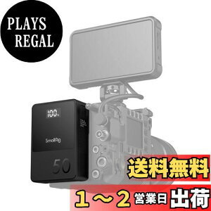 yzSmallRig VB50 ~j V }Eg obe[ Vobe[ 3400mAh(50Wh/14.8V) OLED XN[ 45W PD USB-C }[d D-TAP & USB-A fA DC |[g J j^[ X}[gtHpRpNg