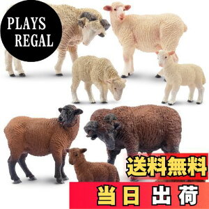 【送料無料】TOYMANY 8PCS農場動物フィギュア ヒツジフィギュア ヒツジ家族セット 羊モデル 親子 リアルな動物模型 人気動物 玩具 誕生日プレゼント クリスマス 新年 飾り物 コレクション 6歳