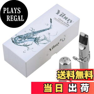 【送料無料】Yibuy シルバー ニッケルメッキ 銅 6# Bフラット サックスマウスピース 正方形の連結を付き テナーサックス用