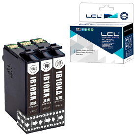 LCL (3パック ブラック) EPSON用 エプソン用 IB10 IB10KA 互換インクカートリッジ 顔料 対応機種：EW-M530F