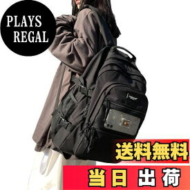 【送料無料】[ZESU] リュックレディースリュック大容量韓国リュックサック高校生カジュアルバッグアウトドア 男女バッグ高校生 中学生 登山リュック ビジネスバッグ レディース学生メンズバッグ/修学/通勤通学 (ブラック)