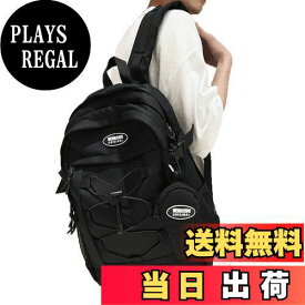 【送料無料】【ZESU】韓国リュック人気大容量通学リュック男女兼用 バッグ通勤通学中学生リュック高校生 レディース (ブラック)