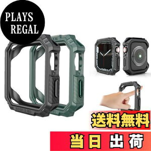 yz[2 Pack] MaKTech vP[XiWatch̏ꍇAJ[{t@Co[p^[̃\tgTPUveN^[AyXN[Jo[ȂzApple Watch Series7Ή (45mm,+)