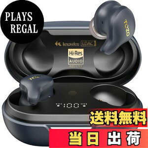 【送料無料】TOZO Golden X1 ワイヤレスイヤホン Bluetooth5.3 イヤホン マルチポイント接続 EQ対応専用アプリ OrigX Pro LDAC & ハイレゾ音質 ANC/ENC ノイズキャンセリング 完全ワイヤレスイヤホン IPX6防