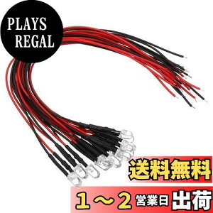 yzPATIKIL 3V - 6V 5mm LED_CI[h 12 zς ~jLEDCg d v RC DIY CWP[^[Ɩp CG[