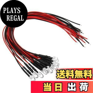 yzPATIKIL 3V - 6V 5mm LED_CI[h 12 zς ~jLEDCg d v RC DIY CWP[^[Ɩp 