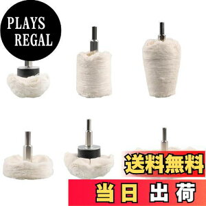 【送料無料】STEBRUAM ドリル 六角軸研磨布バフ 電動ドライバー バフ ドリル用バフ 6個セット 研磨ヘッド きのこ/錐/筒/台形 研磨バフ セット 研磨剤 ポリッシャー バフ 洗車用 鏡面 垢取り