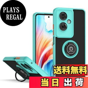 【送料無料】OPPO A79 5G ケース『AFINER』2022新型 軽量 超薄型 TPU+PC 半透明 カバー リング 360度回転 スタンド機能 車載ホルダー対応 レンズ保護 OPPO A79 5G 専用 耐衝撃 衝撃吸収 マット感 指紋防止