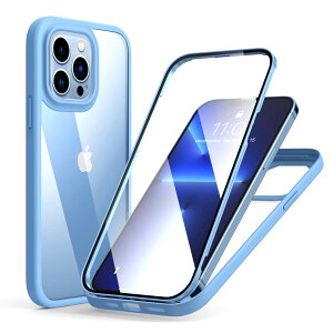 yzMQman iPhone13Pro P[X OʃKX+wʃKX 360°Sʕی 100ʃ^b`x ϏՌ KX tg+obNv[g y CX[dΉ O  Jo[ (iphone13pro