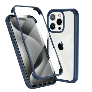 yzMQman iPhone15 Pro P[X ʓ OʃKX+wPCv[g 360°Sʕی 100ʃ^b`x ϏՌ KX tg+obNv[g y CX[dΉ O  J