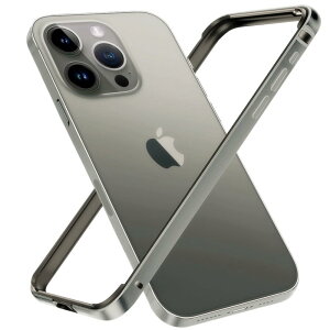 【送料無料】MQman iPhone16 Pro Max アルミバンパー シリコン裏地 一体型 ストラップホール有り フレーム 薄型 レンズ保護デザイン シンプル メタルカバー (ナチュラルチタニウム, iPhone16 Pro Max)