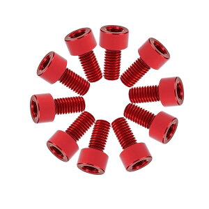 yzDingtai 7075^A~lWM4x6mmZpS˂{gh[؍HDIYCLbgɓKp܂ (10, Ԃł, M4x6mm)