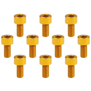 yzDingtai 7075^A~lWM6x8mmZpS˂{gh[؍HDIYCLbgɓKp܂ (10, Fł, M6x8mm)