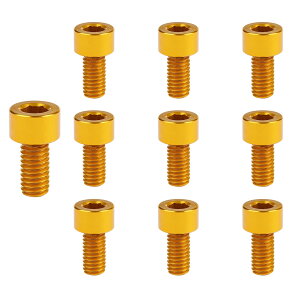 yzDingtai 7075^A~lWM5x12mmZpS˂{gh[؍HDIYCLbgɓKp܂ (10, Fł, M5x12mm)