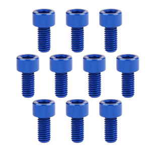 yzDingtai 7075^A~lWM6x8mmZpS˂{gh[؍HDIYCLbgɓKp܂ (10, ł, M6x8mm)