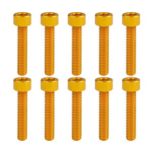 yzDingtai 7075^A~lWM3/M4/M5/M6ZpS˂{gh[؍HDIYCLbgɓKp܂ (10, Fł, M5x30mm)