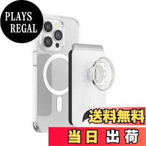 �y���������zPopSockets Japan - �|�b�v�\�P�b�c �W���p�� PopWallet+ MagSafe White Clear �A�_�v�^�[�����O�t�� �� �X�[�p�[ �N���A MagSafe �|�b�v�E�H���b�g+�X�}�z�O���b�v&�E�H���b�g �X�^���h�t���J�[