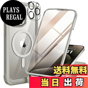 yzMiracase iPhone15pro p P[X MagSafeΉ 9H KX 360°ی X}zP[X iphone 15 prop P[XJo[ Sgop[یP[X iphone 15 prop6.1C` tJo[ CX[d