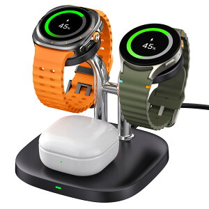 yzSwanScout 704SEHb`[dAGalaxy WatchƃCzpfA[d Galaxy Watch 6/6 Classic/5 Pro/5/4/3/Active 2 & Galaxy Buds2 ProΉiA_v^[ʔ)