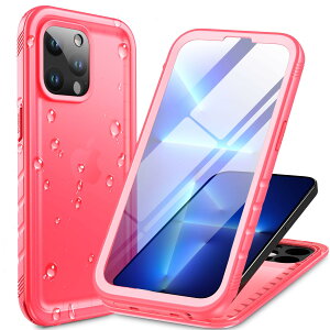 【送料無料】Cozycase iPhone 13 Pro 用 ケース - iPhone 13 Pro 用 防水ケース - 完全防水 防塵 2m 耐衝撃 360度 全面 両面 米軍 カメラ保護 ストラップ付き 海 お風呂 水中撮影 洗濯可能 iPhone 13Pro 用 ケー