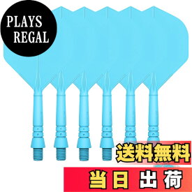 【送料無料】CyeeLife 6パック 一体型ダーツフライトとシャフト、ワンピースアクセサリ