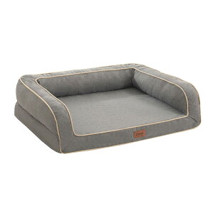 【送料無料】EMME 犬 ベッド 清掃しやすい 防水 犬用ベッド 洗える さらさら 通気性 蒸れにくい ペットクッション 枕付き クッション性が 高反発 高齢犬 子犬 猫 多頭飼い 取り外せるカバー