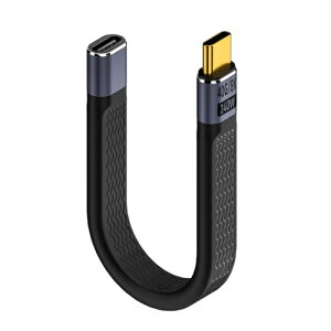 yzxiwai 40Gbps USB4 IX-X Xg[g X tbgP[u 13cm 240W[d 8K@60Hz Thunderbolt3/4Ή, UC-040-0.13W-XY