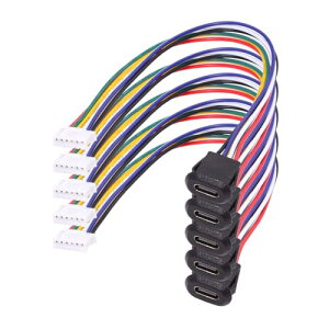 yzxiwai 5/Zbg DIY OEM Type C X\Pbg - 6s wb_[P[u USB-C - 6P h[qC[ sb`=2.0mm b`}Eg^Cv DC 5V/20V  PDdP[u