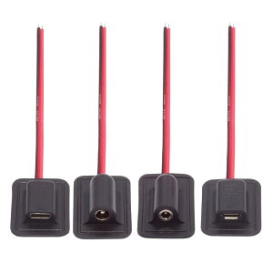 yzxiwai 4 DIY OEM ^Cv C }CN USB DC 5V DC 5.5x2.1mm 3.5x1.35mm dsOe[P[u obNpbN[ddCMpbhp