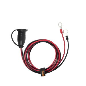 【送料無料】シガーソケット延長ケーブル 車両延長コード バッテリーから電源を取るのに便利 絶縁性よく&耐熱&腐蝕耐え 安全安心使用 (丸端子コード)