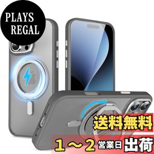 yzQUEASON ݊i X}zP[XyiPhone 16Pro p MagSafeΉ P[Xz360°]X^h CX[dΉ iphone 16 pro p P[X Ot ČRMILKi phone16pro p P[X  