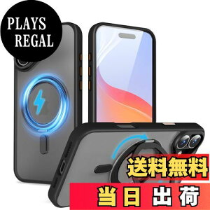 yzQUEASON ݊i X}zP[XyiPhone 16Plus p MagSafeΉ P[Xz360°]X^h CX[dΉ phone16plus p P[X Ot ČRMILKi iphone 16 plus p P[X  