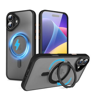 yzQUEASON ݊i X}zP[XyiPhone 16 p MagSafeΉ P[Xz360°]X^h CX[dΉ iphone16 p P[X Ot ČRMILKi iphone 16 p P[X magsafeΉ  