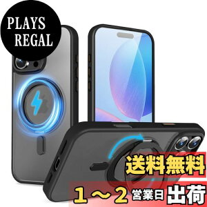 yzQUEASON ݊i X}zP[XyiPhone 16ProMax p MagSafeΉ P[Xz360°]X^h CX[dΉ iphone 16 pro max p P[X Ot ČRMILKi phone16pro max p P[X 