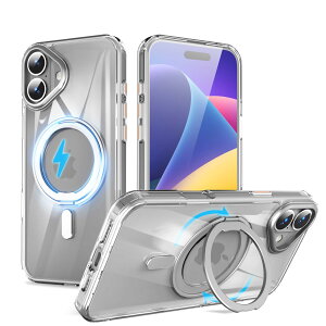 yzQUEASON ݊i X}zP[XyiPhone 16 p MagSafeΉ P[Xz360°]X^h CX[dΉ iphone16 p P[X Ot ČRMILKi iphone 16 p P[X magsafeΉ  