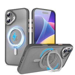 yzQUEASON ݊i X}zP[XyiPhone 16 p MagSafeΉ P[Xz360°]X^h CX[dΉ iphone16 p P[X Ot ČRMILKi iphone 16 p P[X magsafeΉ  