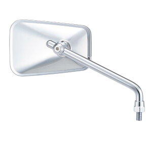 【送料無料】デイトナ(Daytona) ハイビジミラー バイク用 ミラー 10mm逆ネジ 耐振 広角 クラシック ロー クローム 右専用 片側1本 11432