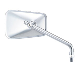 【送料無料】デイトナ(Daytona) ハイビジミラー バイク用 ミラー 10mm正ネジ 耐振 広角 クラシック ロー クローム 左右共通 片側1本 10628