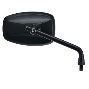 【送料無料】デイトナ(Daytona) ハイビジミラー バイク用 ミラー 10mm正ネジ 耐振 広角 パラレル ロー ブラック 左右共通 片側1本 15405