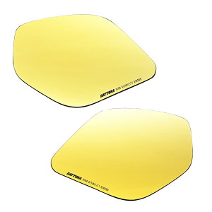 【送料無料】デイトナ(Daytona) ハイビジミラー バイク用 ミラー 貼り付けタイプ GSX-1300 HAYABUSAなど 広角 薄暗くても見やすい SUZUKI3 ゴールド 41542