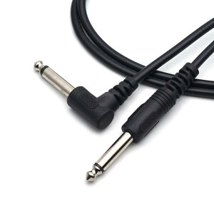 【送料無料】YFFSFDC ギターシールドケーブル ギターケーブル プラグ ベース シールド 断線しにくい 楽器用ケーブル ベース/キーボード/アンプ/ドラム用 (S-L型, 3M)