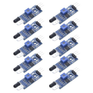 yzRen He 10Zbg IRԊO Q ZT[ W[ LM393 Rp[^ 3 dXCb` X}[g J[ {bg Arduinop